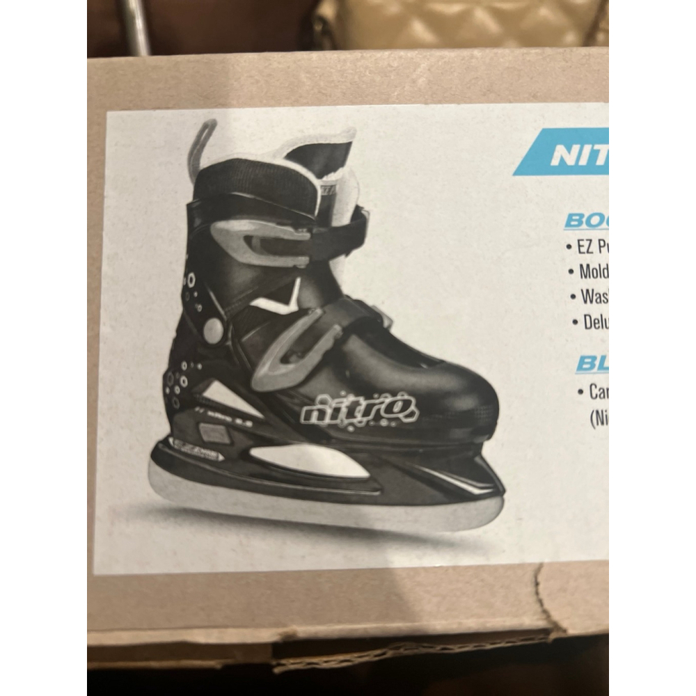 Lake Placid Nitro Ice Skates USA  kids size 1-4 New no box